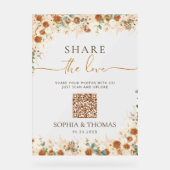 Share the Love QR Acrylic Sign アクリルサイン (正面)