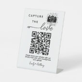 Share The Love Wedding Photo Share QR Code Sign 台座サイン (正面)
