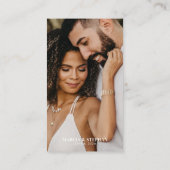 Share The Memories QR Code Wedding Card エンクロージャーカード (裏面)