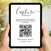 Share Wedding Photos With QR Code カード