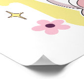 share your cotton tail, retro, vintage ポスター (角)