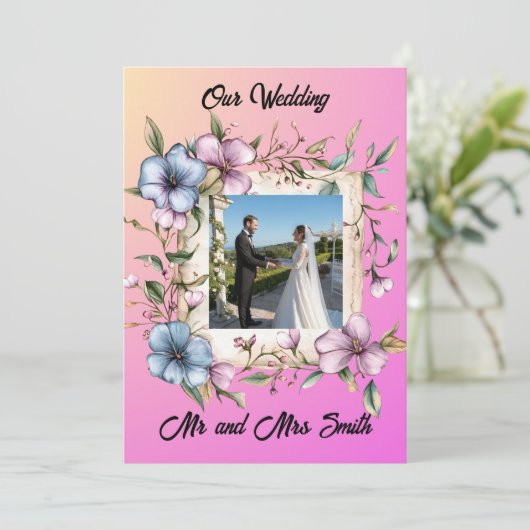 Share your gratitude Invitation 招待状 (スタンド正面)