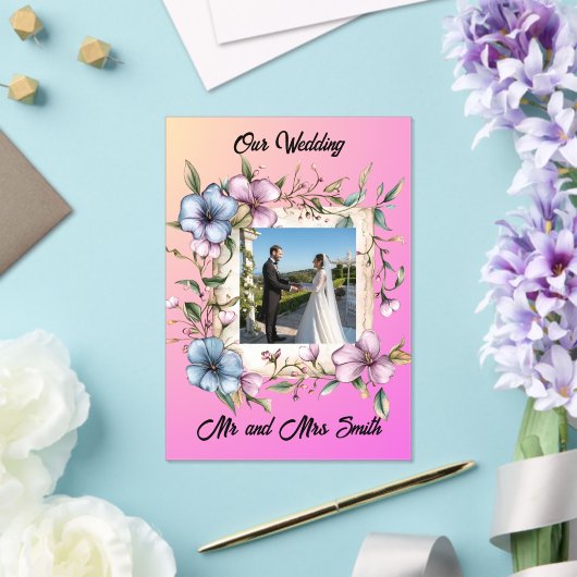 Share your gratitude with this Acrylic Invitation アクリル招待状 (インサイチュ (ウェディング))