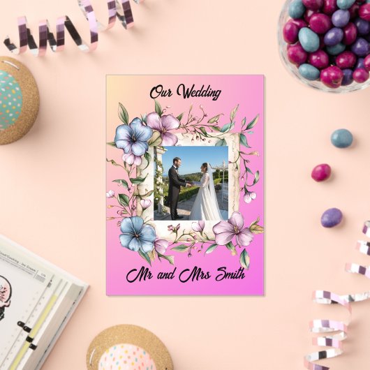 Share your gratitude with this sAcrylic Invitation アクリル招待状 (インサイチュ (お祝い))