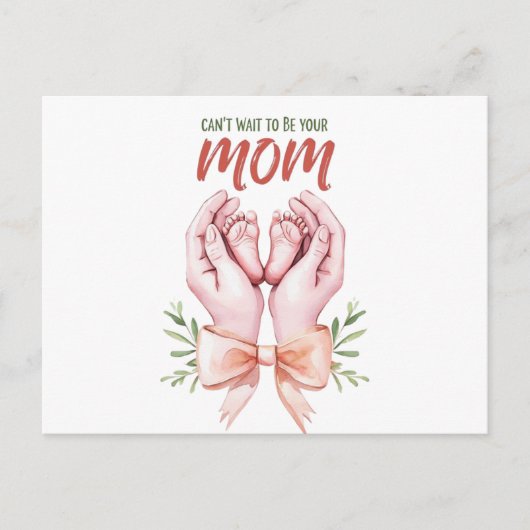 Share your joyful news in the sweetest way with th ポストカード (正面)