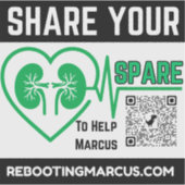 Share Your Spare Sticker シール (正面)