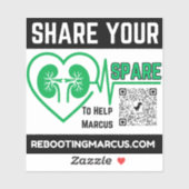 Share Your Spare Sticker シール (シート)