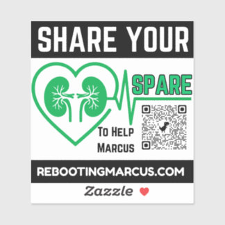 Share Your Spare Sticker シール