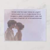 Shared Future & Growth Love Quote Postcard | Build ポストカード (正面)