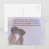 Shared Future & Growth Love Quote Postcard | Build ポストカード (正面/裏面)