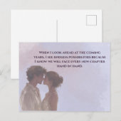 Shared Future & Growth Love Quote Postcard | Build ポストカード (正面/裏面)