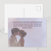 Shared Future & Growth Love Quote Postcard | Build ポストカード (正面/裏面)