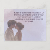 Shared Future & Growth Love Quote Postcard | Build ポストカード (正面)
