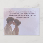 Shared Future & Growth Love Quote Postcard | Build ポストカード (正面)