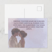 Shared Future & Growth Love Quote Postcard | Build ポストカード (正面/裏面)
