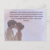 Shared Future & Growth Love Quote Postcard | Build ポストカード (正面)