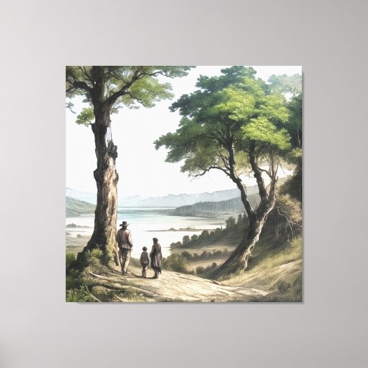 Shared Horizon キャンバスプリント (正面)