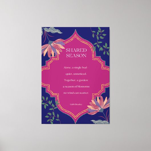 Shared Season キャンバスプリント (正面)