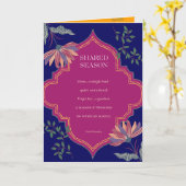 Shared Season poem card カード (黄色い花)