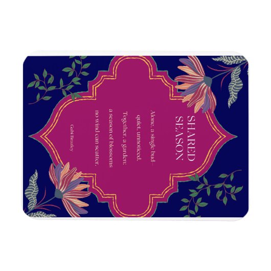 Shared Season poem card マグネット (横)