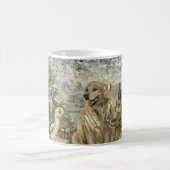 Shared Warmth Whimsical Farmhouse Animals Campfire モーフィングマグカップ (中央)