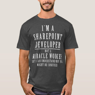 SharePoint開発者プログラマーおもしろいム Tシャツ