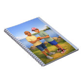 Sharing fries by the lake ノートブック (右側)