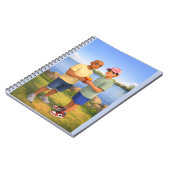 Sharing fries by the lake ノートブック (左側)