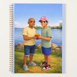 Sharing fries by the lake プランナー手帳