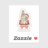 Sharing Joy Christmas Sticker | Cute Santa Gift  シール (シート)