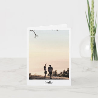 Sharing shadows in Qammouaa サンキューカード