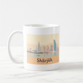 Sharjah UAE Pastel Travel コーヒーマグカップ