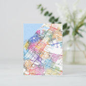 Sharjah United Arab Emirates City Map ポストカード (スタンド正面)