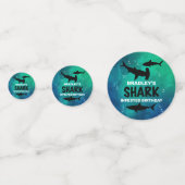 Sharkは年齢に関係なく誕生日パーティーの写真を掲載 コンフェッティ (正面)