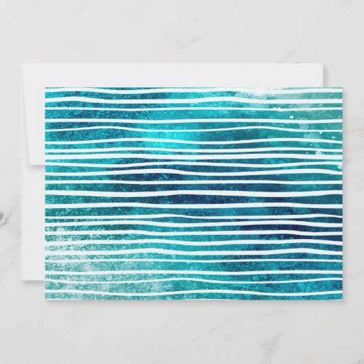 Sharkは年齢を問わず誕生日写真 サンキューカード (裏面)