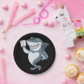 Sharkトランプのポーカープレーヤー – おもしろいトランプのポーカーギフト ペーパープレート (パーティー)