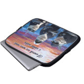 'Shark'ノートパソ航海のコンケース ラップトップスリーブ (正面下部)