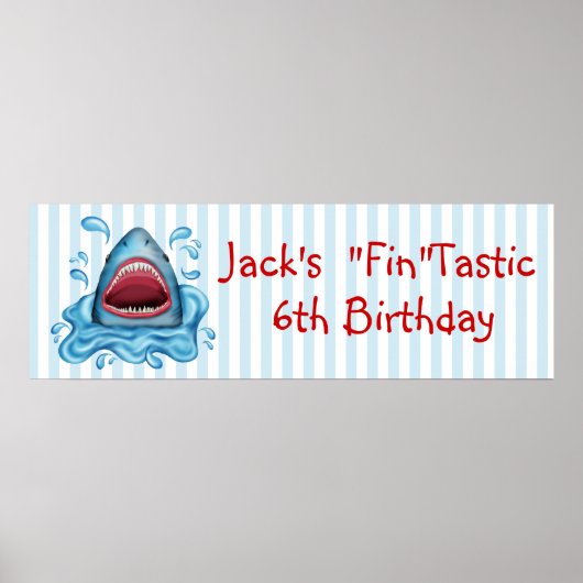 Sharkバナーのポスター ポスター (正面)