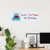 Sharkバナーのポスター ポスター (ホームオフィス)