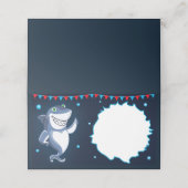 Sharkパーティー食品ラベルカード座席表 プレイスカード (外部開封)