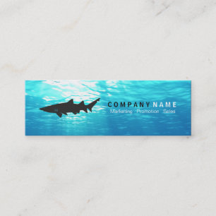Sharkロゴ海水 スキニー名刺