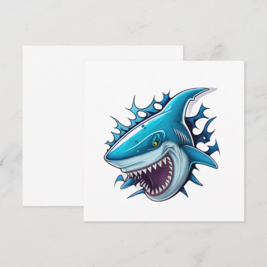 SharkロゴTシャツ 招待状 (正面/裏面)