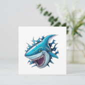 SharkロゴTシャツ 招待状 (スタンド正面)