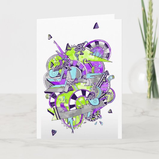 Shark狩りグリーティングカード カード (正面)