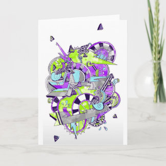 Shark狩りグリーティングカード カード