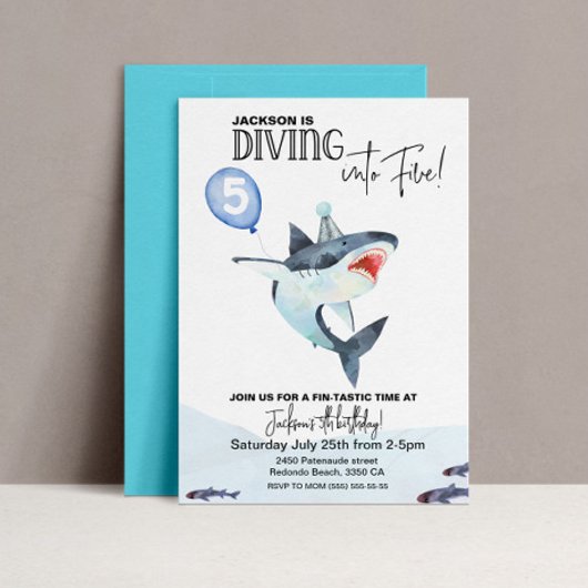 Shark誕生日への招待 – FIVEへの潜入 招待状