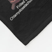 Shark顔どの顔に出会いたいか フリースブランケット (角)