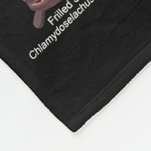 Shark顔どの顔に出会いたいか フリースブランケット (角)