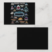 Shark顔どの顔に出会いたいか 名刺 (正面/裏面)