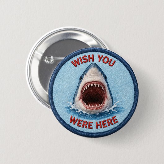 Shark 缶バッジ (正面&裏面)